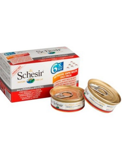 SCHESIR Fileuri de pui cu rață 50 g X6