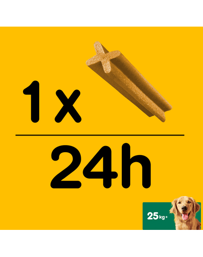 PEDIGREE DentaStix baton dentar caini talie mare 7 buc - 270g