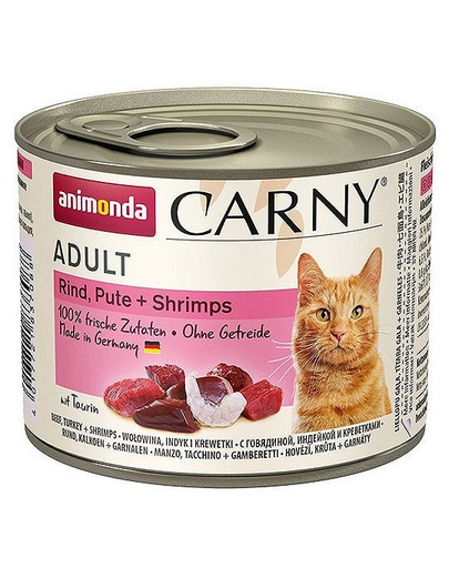 ANIMONDA Carny Adult vită curcan și creveți 200 g