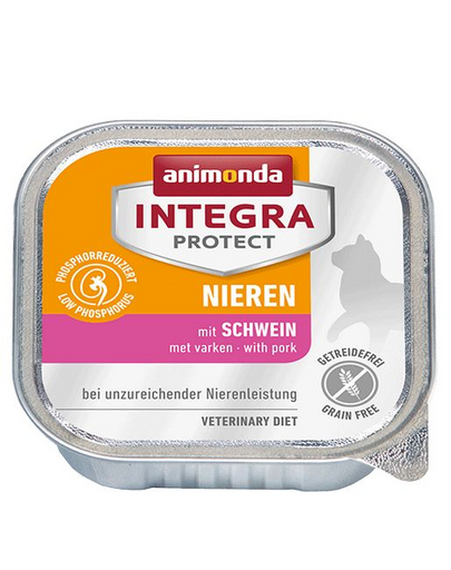 ANIMONDA Integra Protect Hrana pisici cu probleme renale, cu muschi de porc 100g