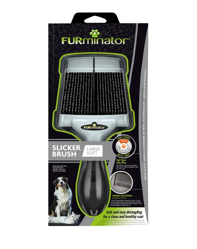 FURMINATOR Perie moale pentru caini si pisici L Soft