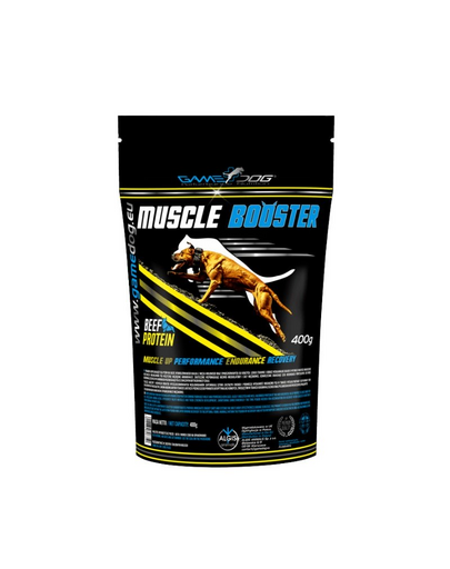 GAME DOG Muscle Booster supliment proteic si de grasime pentru caini 400 g