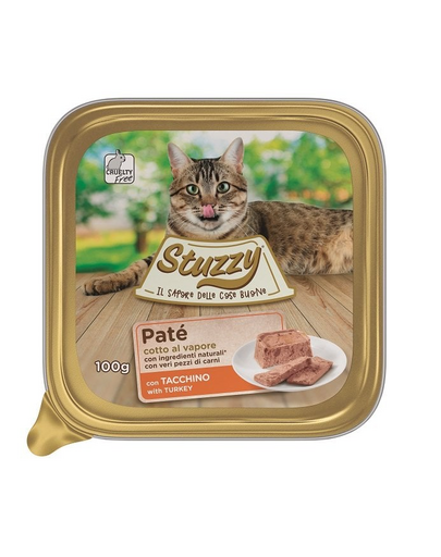 STUZZY Cat Pate din curcan, pentru pisica 100 g