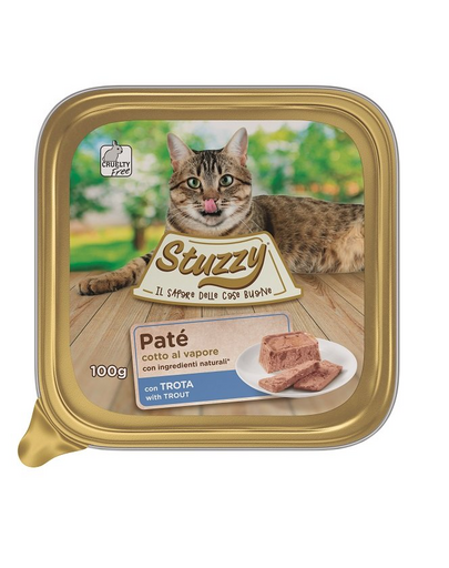 STUZZY Cat Pate pisica cu pastrav 100 g