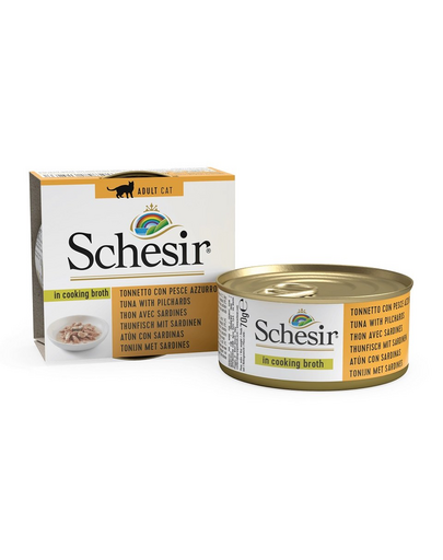 SCHESIR Ton cu sardine în bulion 70 g