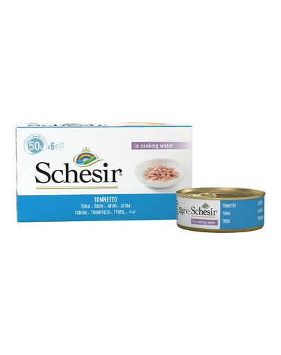 SCHESIR Ton în sos propriu 50 g X6