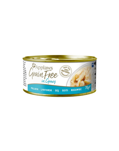 APPLAWS Cat Grain Free conserva pentru pisici, rac in sos 70 g