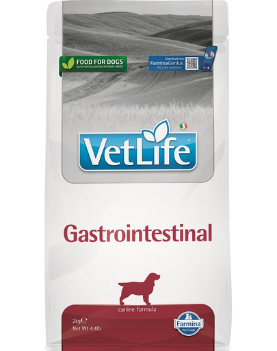 FARMINA Vet life Dog gastro-intestinal, hrana pentru caini cu afectiuni gastrice 2 kg