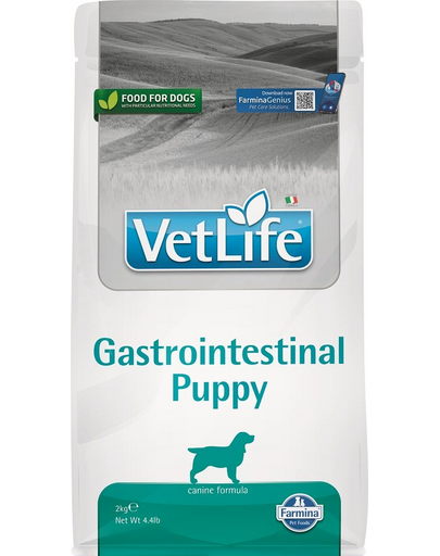 FARMINA Vet Life Gastrointestinal Puppy, Hrana uscata catei, pentru sistemul digestiv sensibil 2 kg