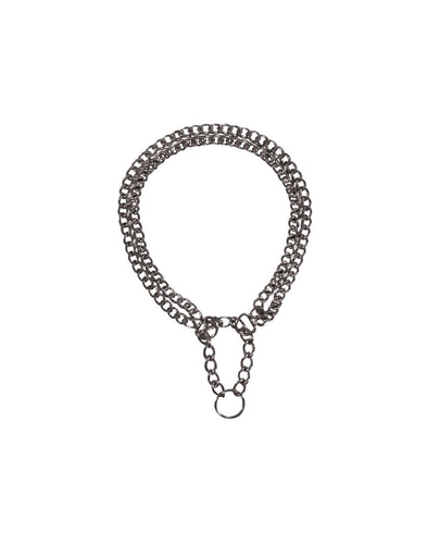TRIXIE Zgardă metalică două rânduri 50 cm / 2.5 mm