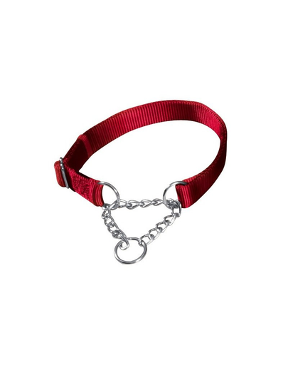TRIXIE Zgardă strangulantă bandă 45 - 70 cm / 25 mm roșu