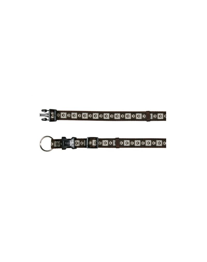 TRIXIE Zgardă coffe S-M 30-45 cm / 15 mm maro