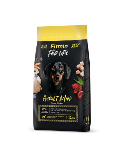 FITMIN dog For Life Adult Mini 12 kg hrana caini rase mici