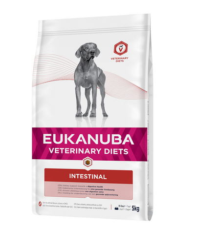 EUKANUBA Intestinal Disorders Adult All Breeds Chicken hrana uscata caini adulti cu afectiuni intestinale, dieta veterinara 5 kg