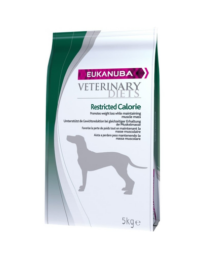 EUKANUBA Veterinary Diets Restricted Calories Adult All Breeds Hrana caini adulti dieta veterinara 5 kg