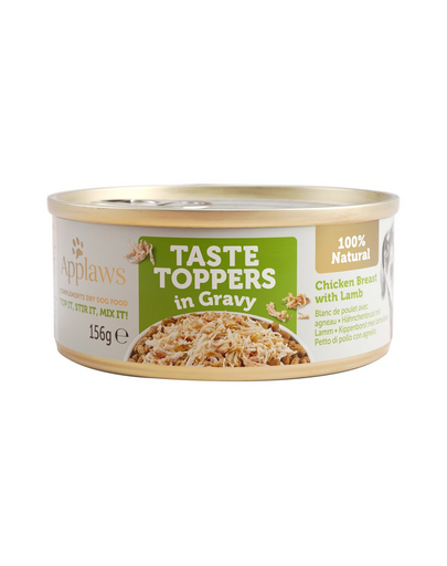 APPLAWS  Taste Topper Conserva caine adult, cu pui si miel in sos 156 g