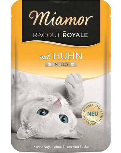 MIAMOR Ragout Royale in Jelly Chicken plic in aspic pentru pisica 100 g cu pui