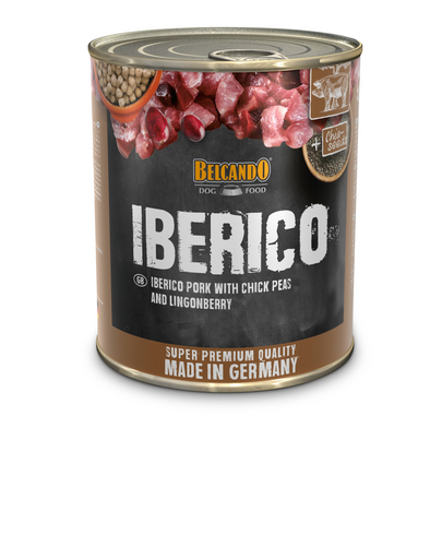 BELCANDO Super Premium Iberico Hrana umeda pentru caini adulti, cu porc si naut 6 x 800 g