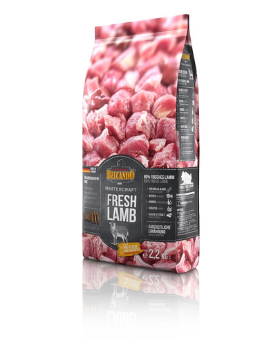 BELCANDO Mastercraft Fresh lamb Hrana uscata pentru caini adulti activi, cu miel  2,2 kg