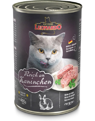 LEONARDO Quality Selection hrana umeda caini carne de iepure 800 g