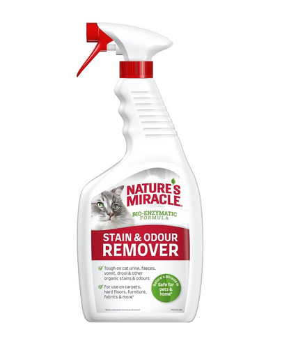 NATURE\'S MIRACLE Stain&Odour Remover Cat melon Spray impotriva petelor si mirosurilor pisici, parfum de pepene 946 ml