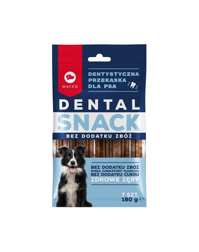 MACED Dental Snack pentru caini, fara cereale 180 g