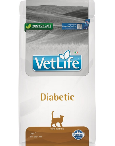 FARMINA Vet life Cat Diabetic Hrana uscata pentru pisici cu diabet 2 kg