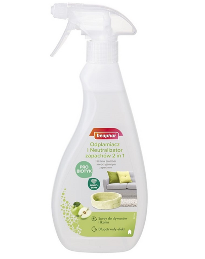 BEAPHAR Agent eliminare pete si neutralizare mirosuri 2 in 1 500 ml
