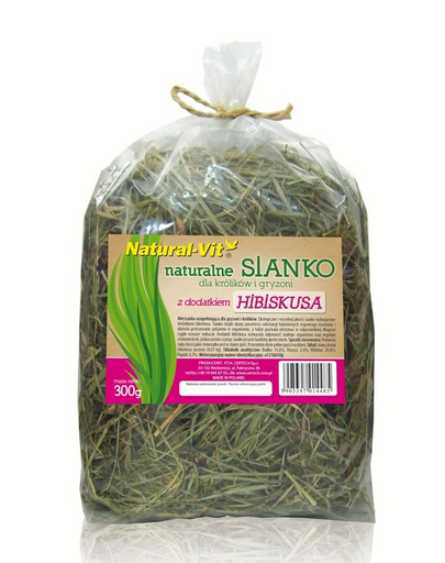 BENEK Natural-Vit Fan pentru rozatoare, cu hibiscus 300 g