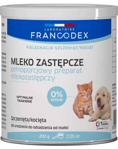 FRANCODEX Lapte praf pentru catei si pisoi 200 g