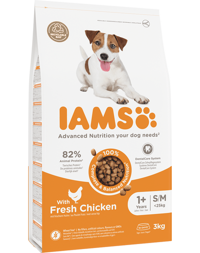IAMS ProActive Health Adult Small & Medium Breed Chicken 3 kg