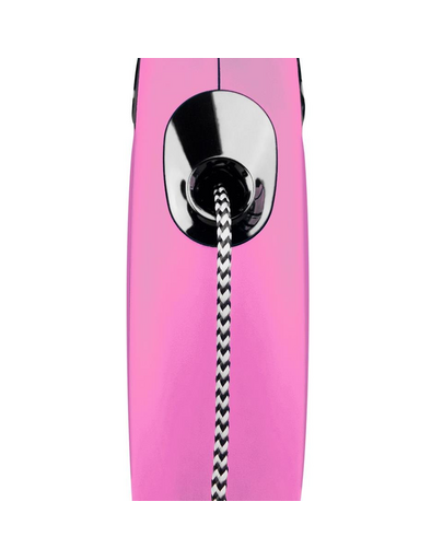 FLEXI New Classic lesa automata cu sir pentru caini, roz, marimea S, 8 m