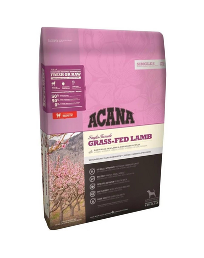 ACANA Grass-Fed Lamb hrana uscata caini toate rasele si varstele, cu miel 6 kg