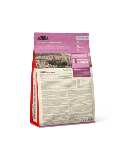 ACANA Grass-Fed Lamb hrana uscata caini toate rasele si varstele, cu miel 2 kg