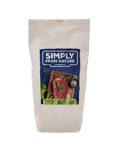 SIMPLY FROM NATURE Hrana coapta in cuptor pentru caini, cu carne de caprioara 1,2 kg