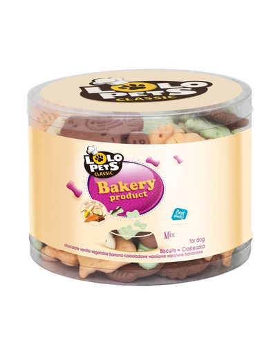 LOLO PETS Cookies pentru câini animăluțe mix 500 g
