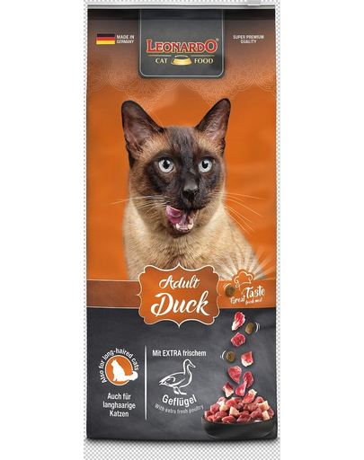 LEONARDO Adult Duck&Rice hrana uscata pisici adulte, rata si orez 15 kg