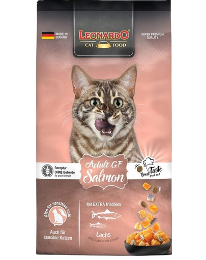 LEONARDO Adult GF Salmon hrana uscata pisici adulte, cu somon 7,5 kg