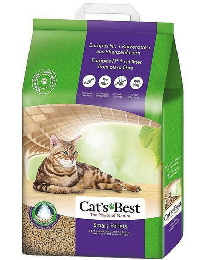 JRS Cat\'S Best Smart Pellets Peleti din lemn pentru litiera 10 L (5 kg)