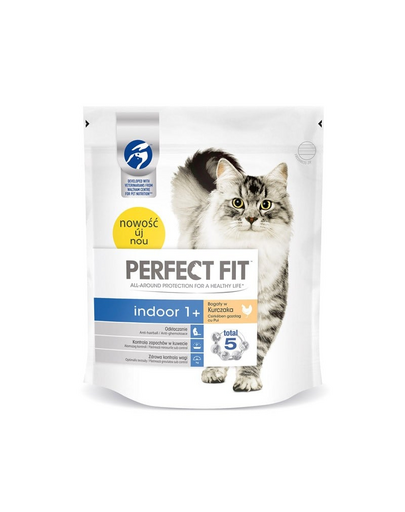 PERFECT Fit Indoor 1+ bogat în pui 5 x 750 g