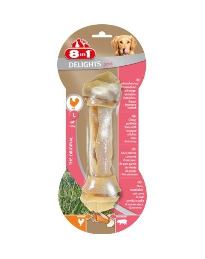 8IN1 Recompensă Pork Delights Bone L 1 buc