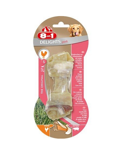 8IN1 Recompensă Pork Delights Bone S 1 buc