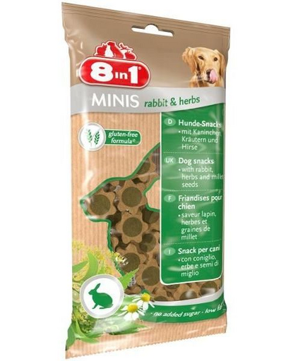 8IN1 Recompense Minis Iepure și Ierburi 100 g