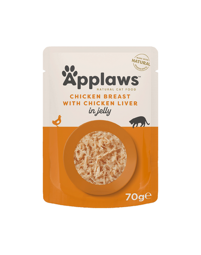 APPLAWS plic mancare pisici 70 g pui si ficat in aspic