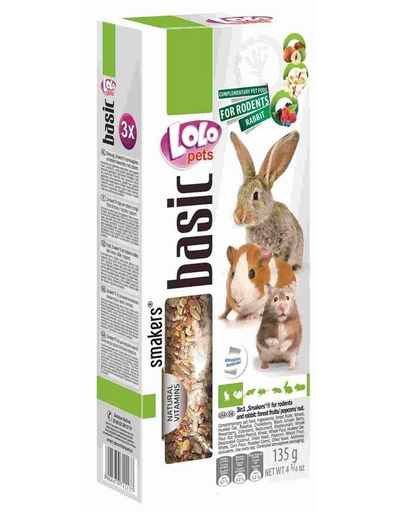 LOLO PETS Smakers pentru hamster mix 2