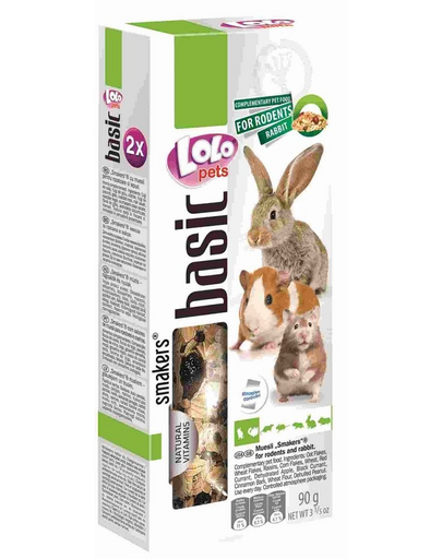 LOLO PETS Smakers musli pentru rozătoare și iepure