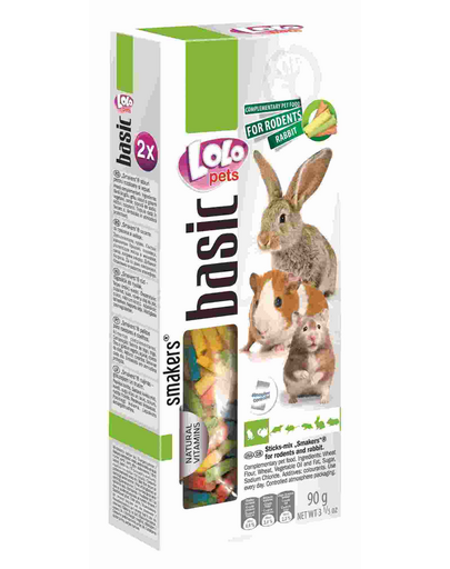 LOLO PETS Smakers pentru rozătoare și iepuri