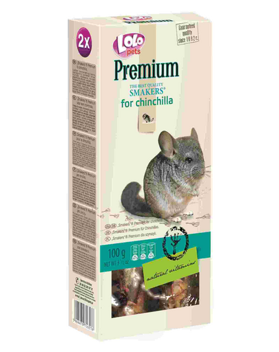 LOLO PETS Smakers Premium pentru chinchila