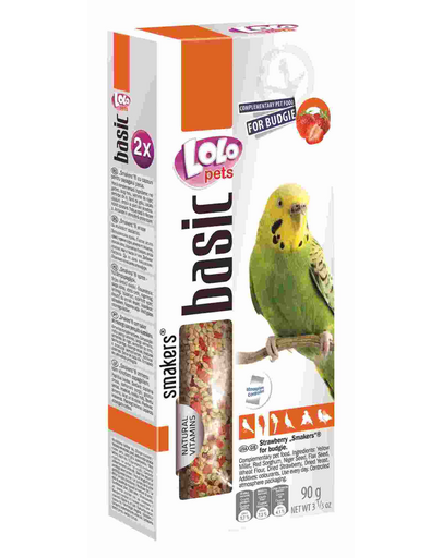 LOLO PETS Smakers pentru peruș căpșuni 90 g