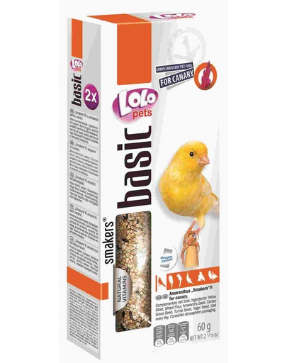 LOLO PETS Smakers pentru canar amarant